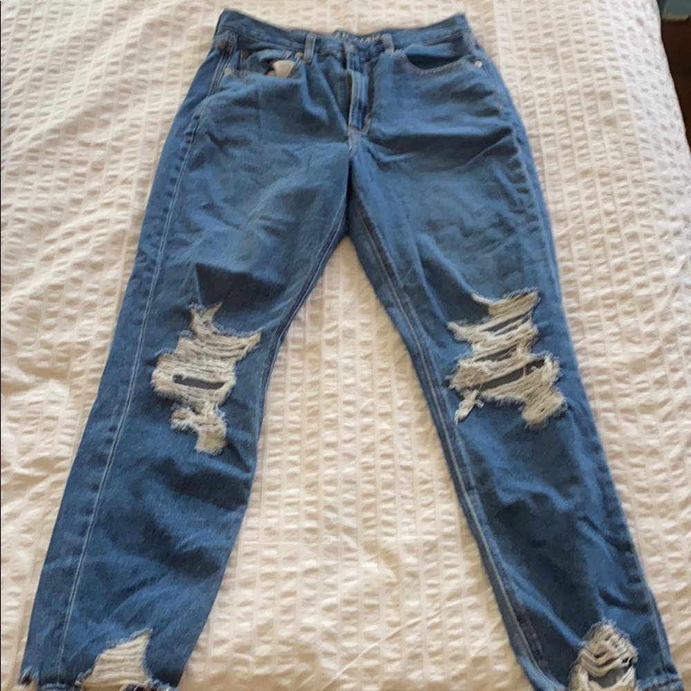 Mom jean Distressed